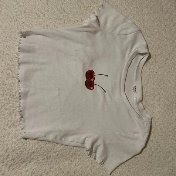 Garage White and Red Kids T-Shirt Set - Picture 2 of 7